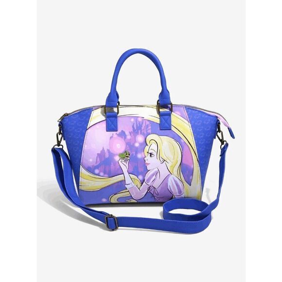 Loungefly Disney Tangled Rapunzel & Pascal Satchel Bag - Picture 1 of 4